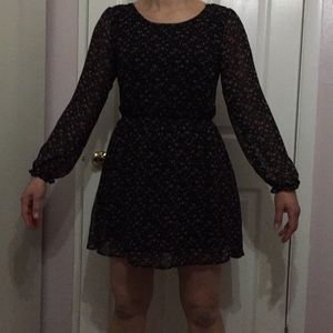 Black and roses dress